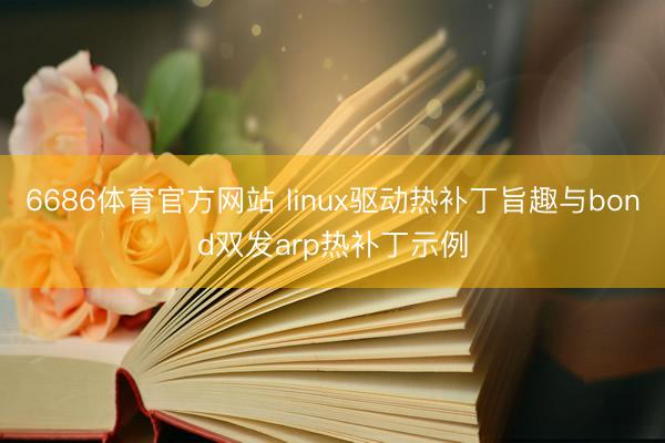 6686体育官方网站 linux驱动热补丁旨趣与bond双发arp热补丁示例