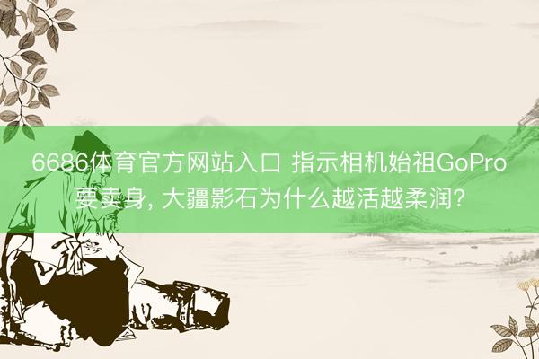 6686体育官方网站入口 指示相机始祖GoPro要卖身， 大疆影石为什么越活越柔润?